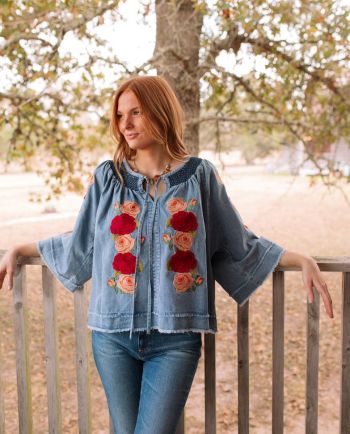 RODEO QUINCY x JUNK GYPSY DENIM & ROSE TOP
