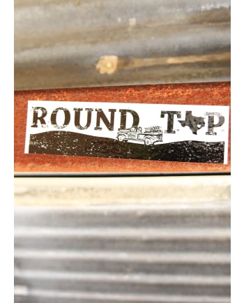 round top bumper sticker
