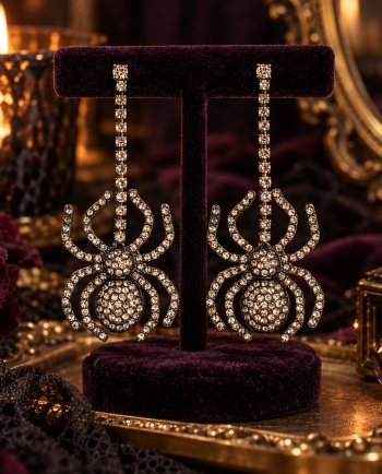 creepy crawler spider earring