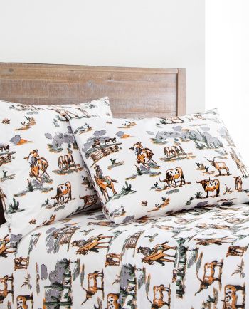 cotton ranch life sheet set