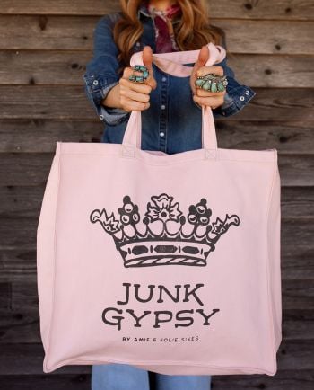 pink jg market tote
