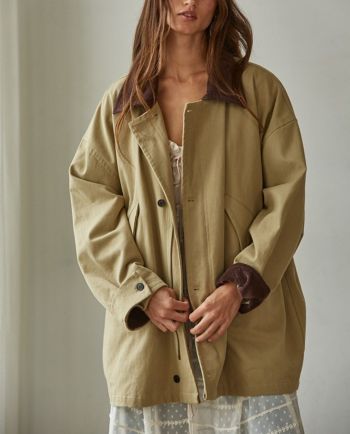 sway woven corduroy utility jacket