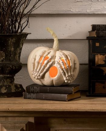 peek-a-boo white pumpkin