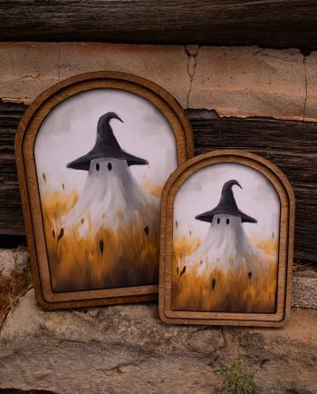 wheat field ghost art