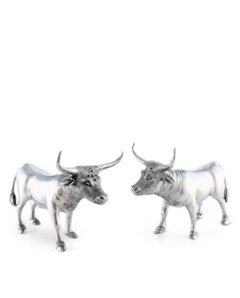 Pewter Steers Salt & Pepper Set