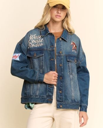 west coast rodeo denim jacket