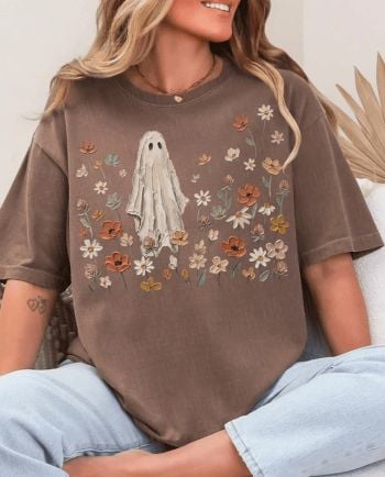 espresso wildflower ghost tee