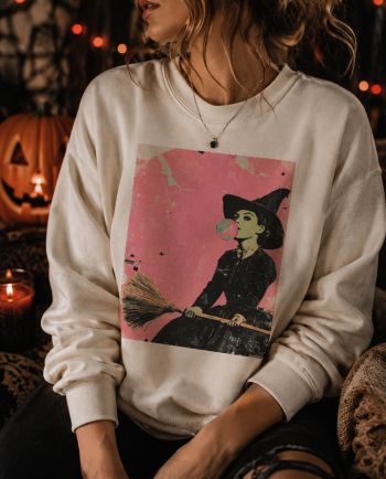 resting witch face sweater