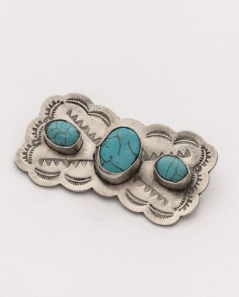 mariposa pin with turquoise