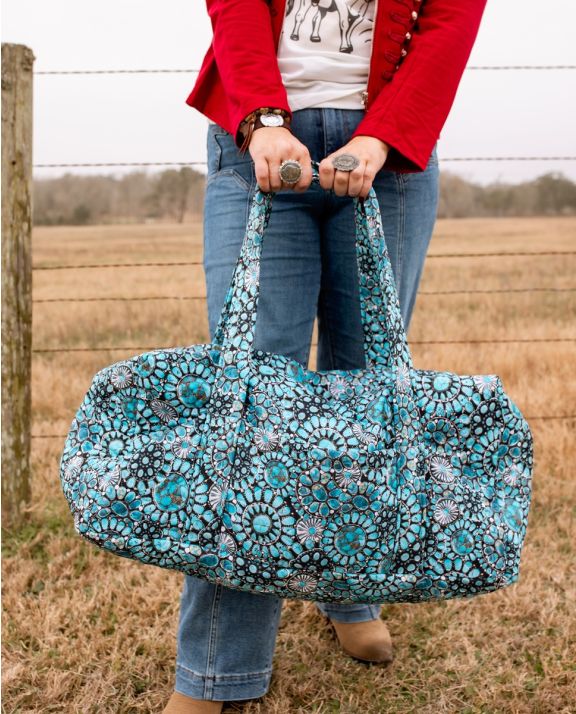 TURQ GEMS DUFFLE BAG - junk gypsy co